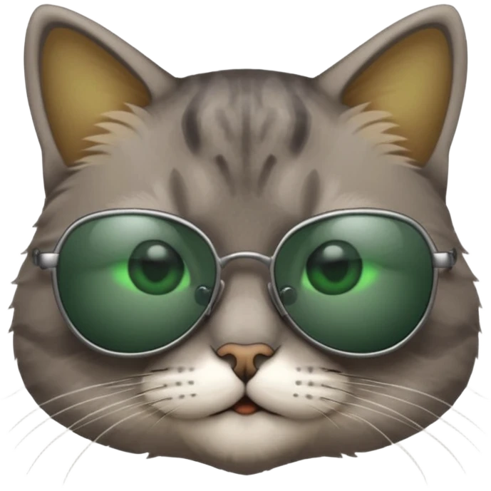Cat wearing sunglasses emoji