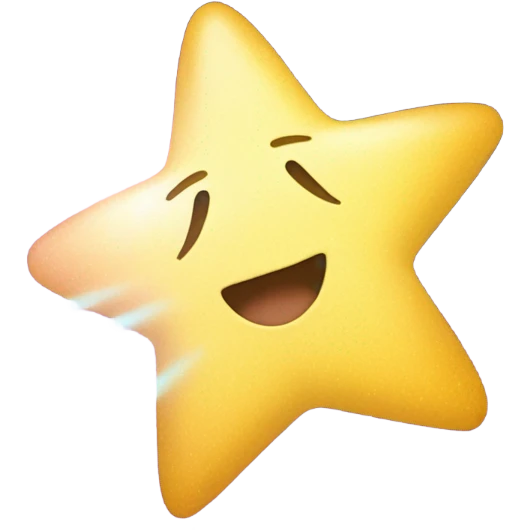 falling star emoji