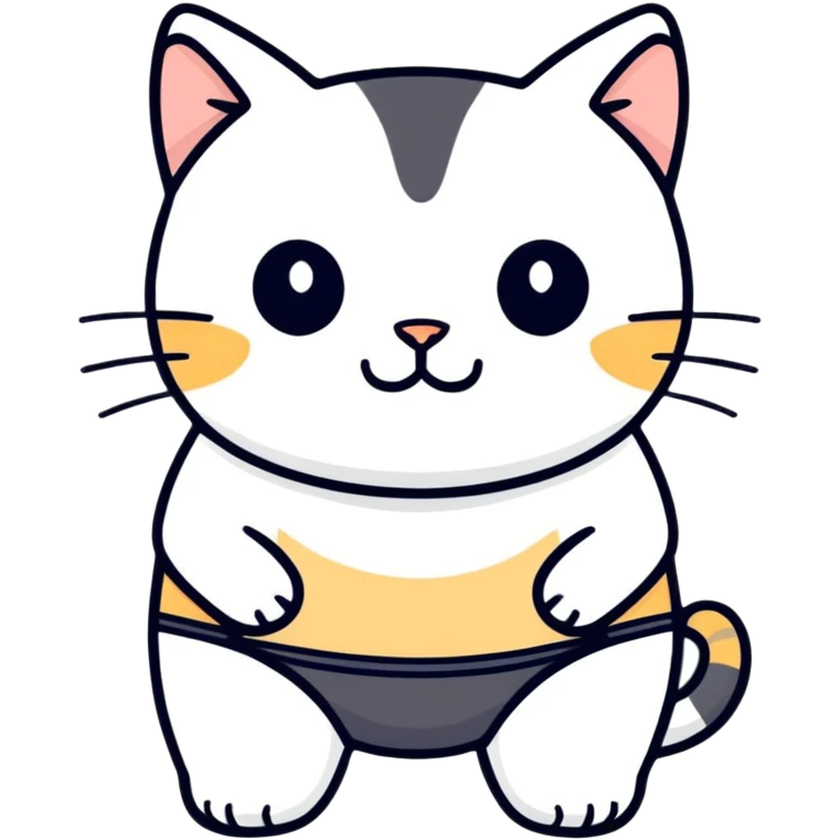 cat in underwear emoji