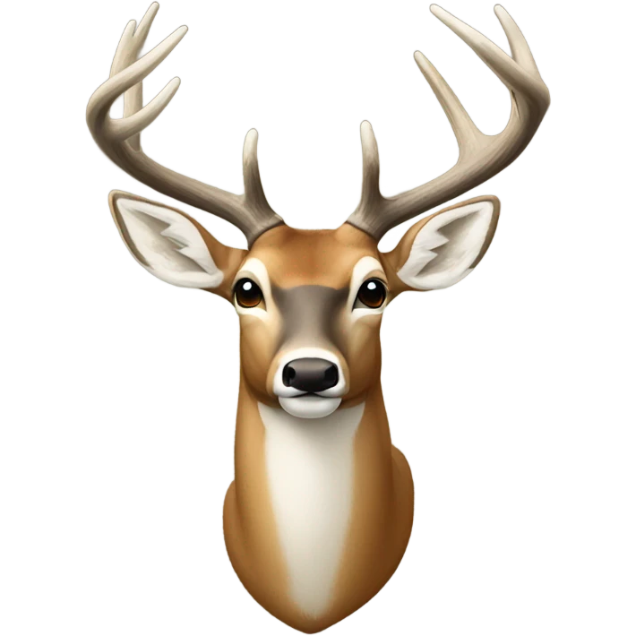 Giant whitetail buck emoji