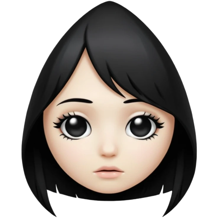 emo style teardrop emoji