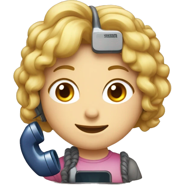 Telefono con texto en pantalla: Laura... Principesa! emoji