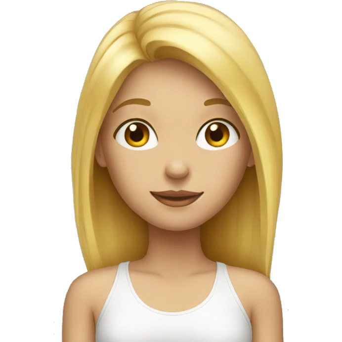 blonde girl emoji