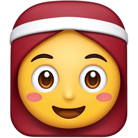 Bordo kırmızı emoji