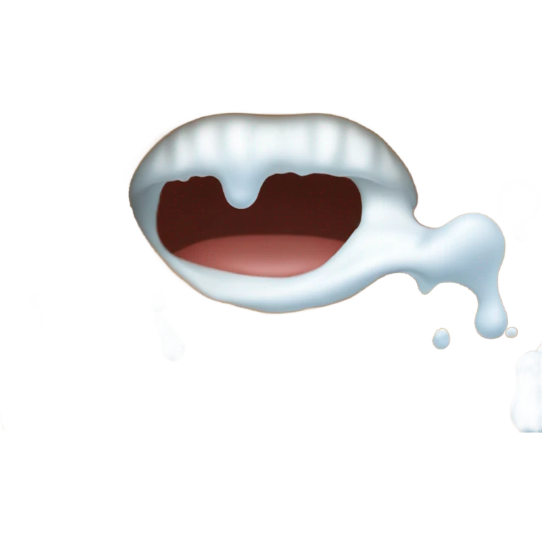Spitting milk emoji