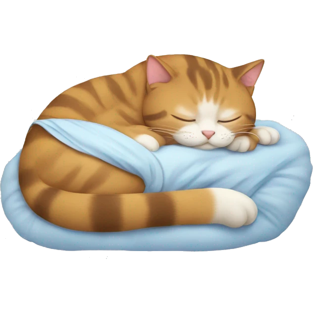 CAT sleeping emoji