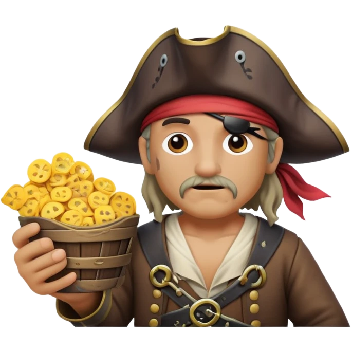 Пират, смотрящие кино emoji