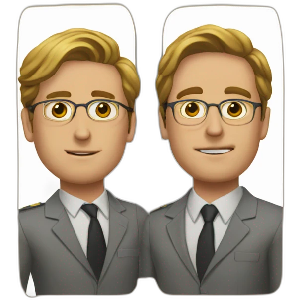 Jim and Dwight office emoji