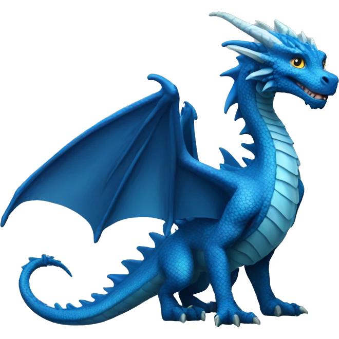 blue dragon emoji