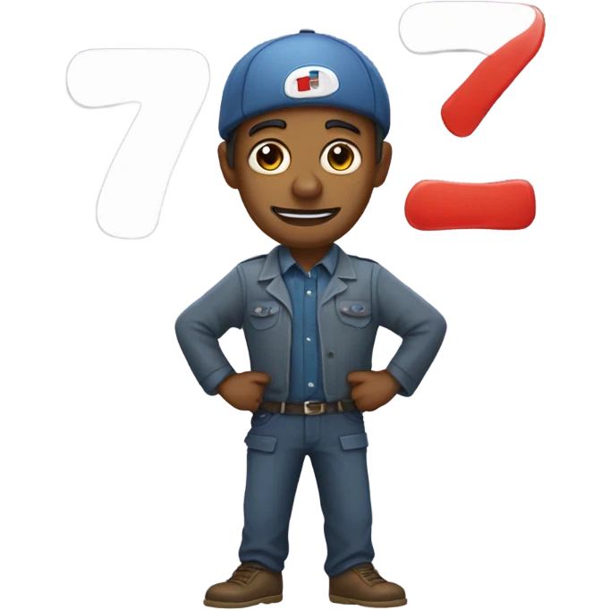 3 number 7's emoji