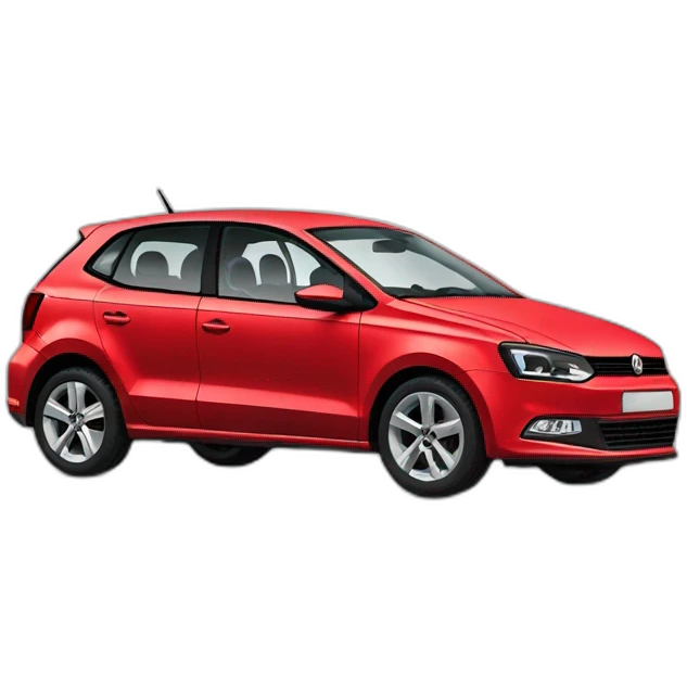 Red vw polo emoji