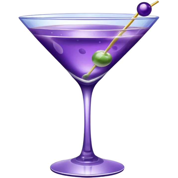 Purple Martini emoji