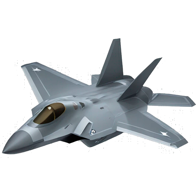 F-22 fighter jet emoji