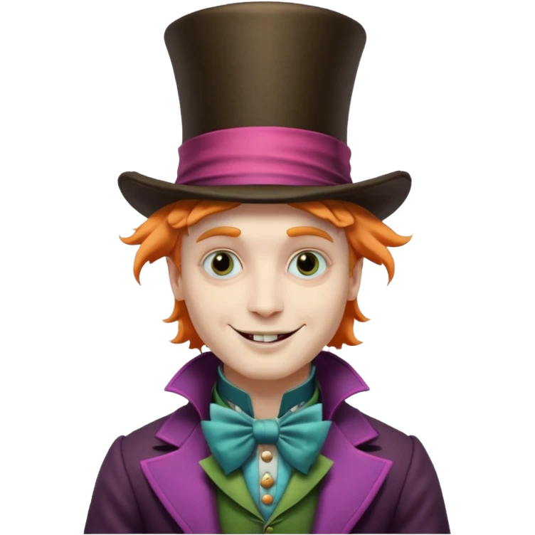 Mad Hatter from Alice in Wonderland movie emoji