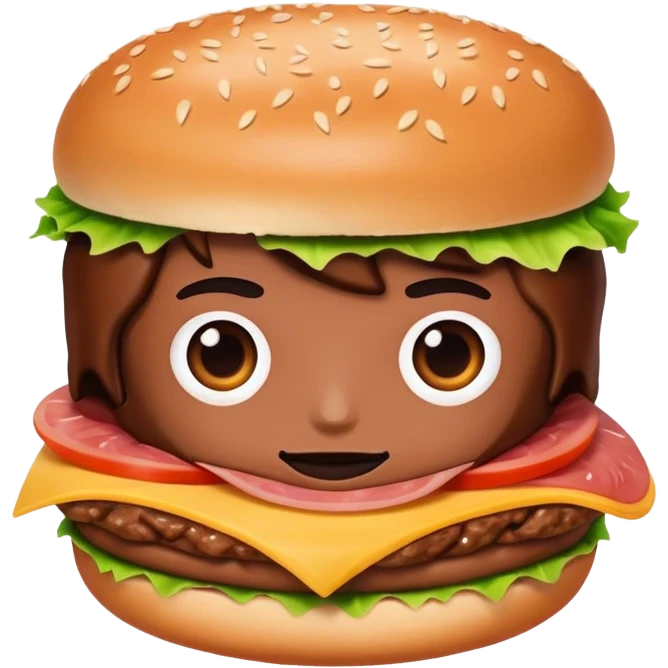 Ground beef manwich  emoji