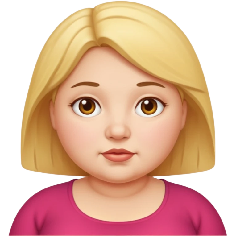 약간 통통한 여자 emoji