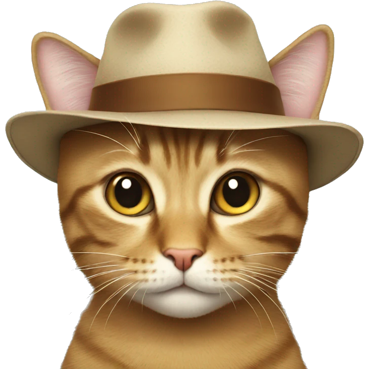cat wearing hat emoji