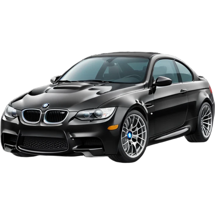 black bmw m3 emoji