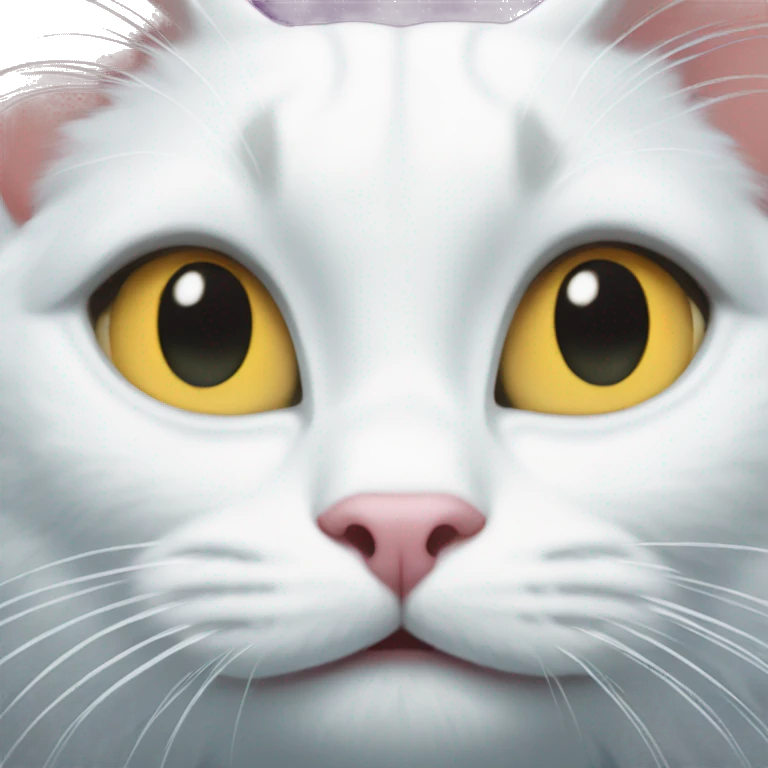 white cat alice in wonderland  emoji