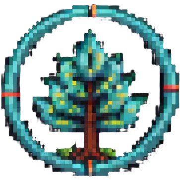 abstract learning symbol, minimal geometric design representing knowledge and growth, simple pixel art emoji