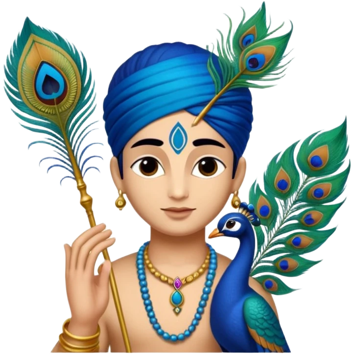 Krishna feather emoji
