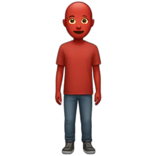 red-person emoji