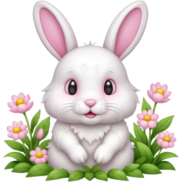 🐰🌿🌞 Sunny garden bunny emoji