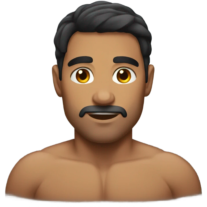 Buff Hispanic man emoji