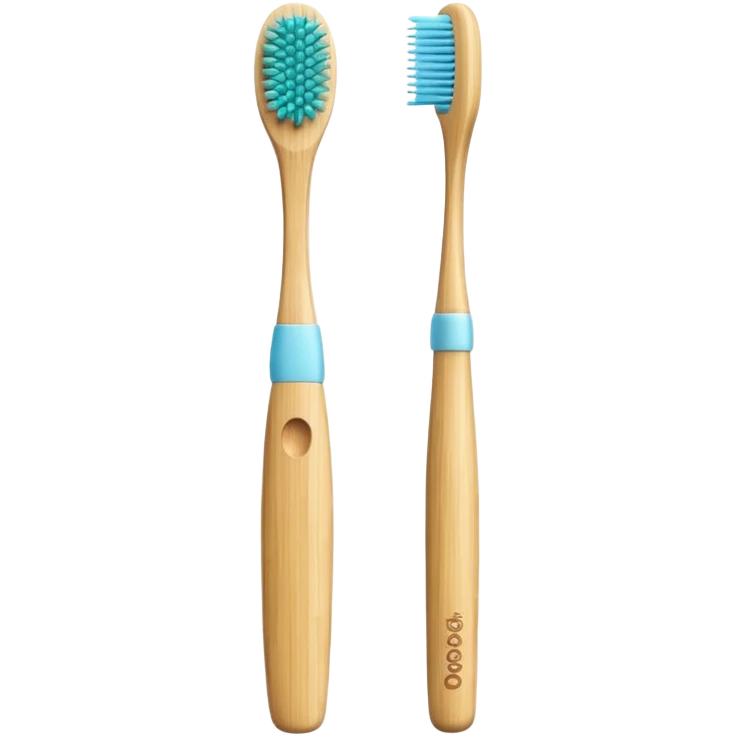 Bamboo toothbrush emoji