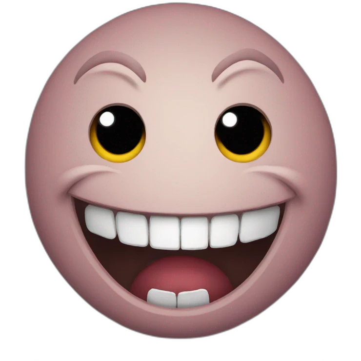 creepy smile emoji emoji