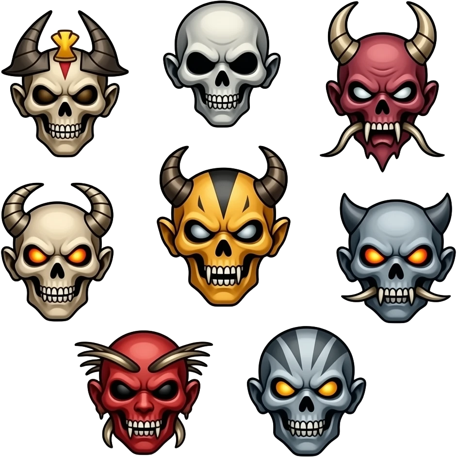 Crea un emoji del tatuaje de ban de los 7 pecados capitales emoji