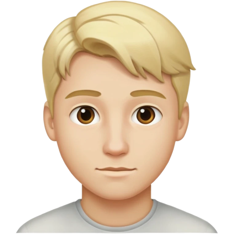 blonde young man emoji