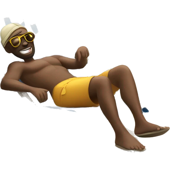 chillin on the beach emoji