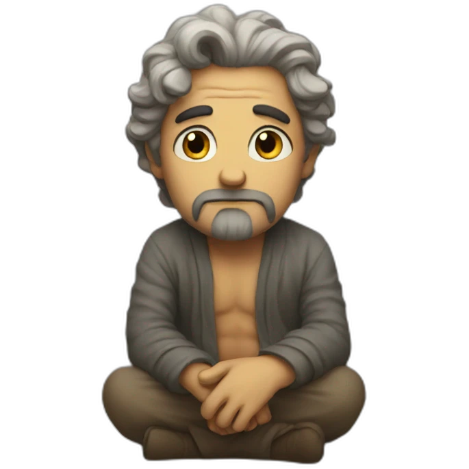 sad god emoji