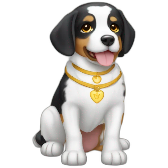 Appenzeller Sennenhund as angel emoji