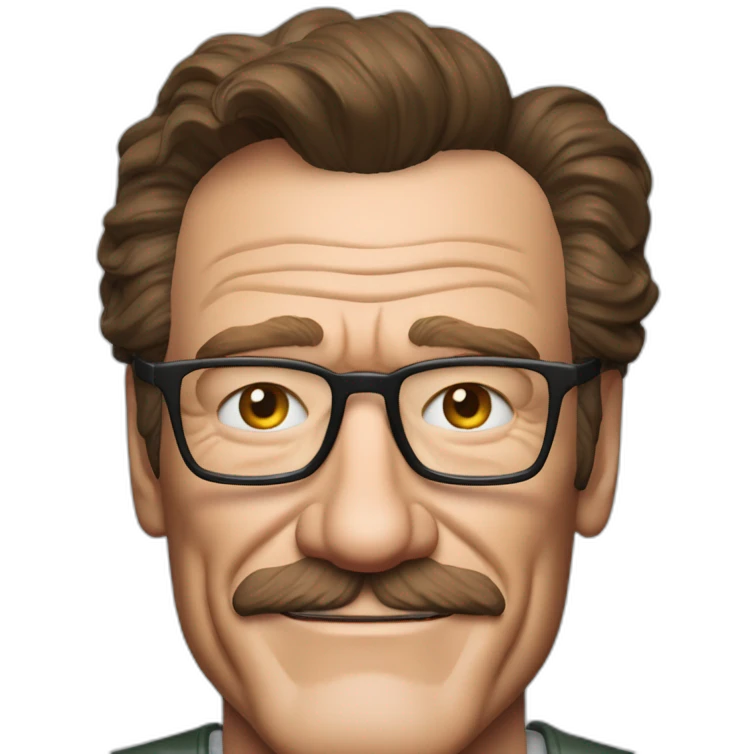 Bryan cranston qui boit une bière emoji