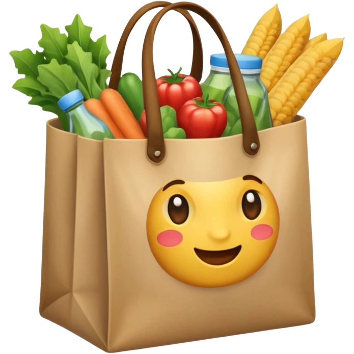 groceries in a bag emoji
