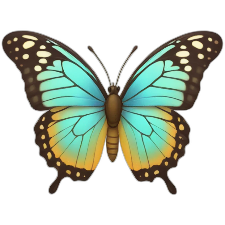 butterfly smiling emoji