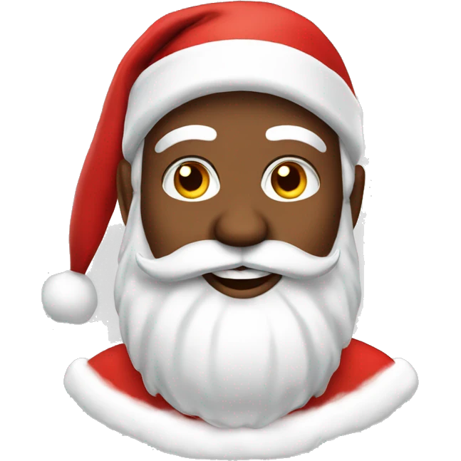 beautiful santa claus emoji