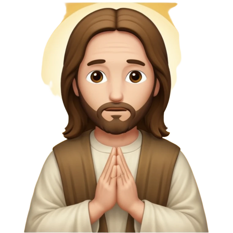jesus christ pray emoji