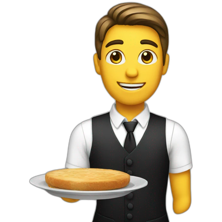 waiter emoji