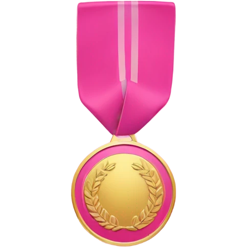 PINK AWARD MEDAL emoji