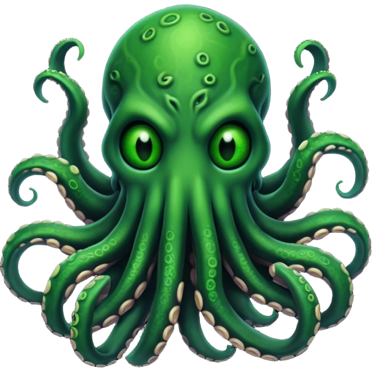 black Cthulhu  emoji