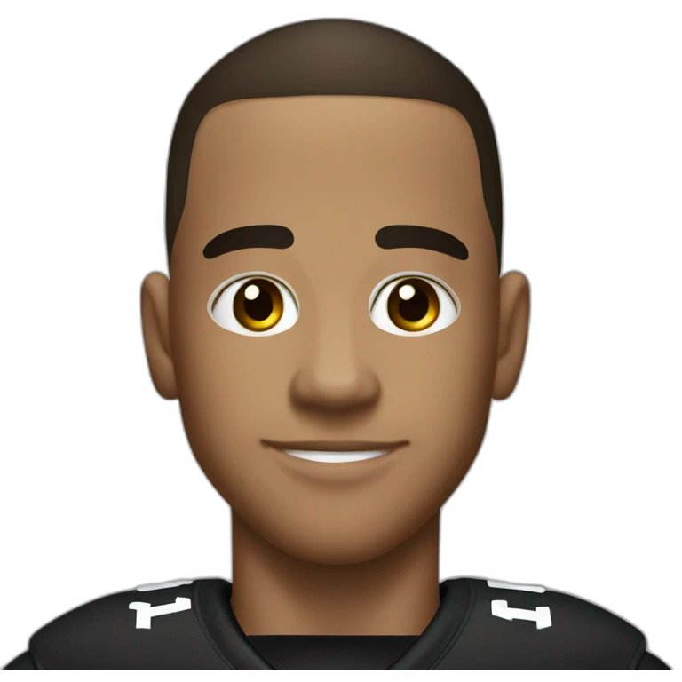 Aaron smith with black jersey and number 9 emoji