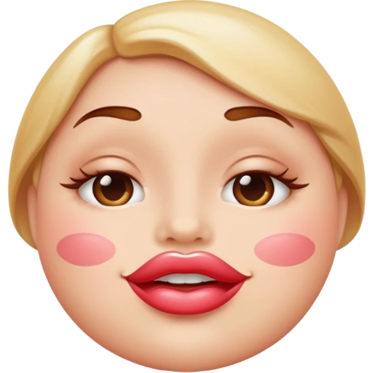(masterpiece), (nsfw:1.4), (detailed:1.3), (vector emoji style:1.2), (glossy lips:1.4), (plump bottom lip bite:1.4), (subtle top lip shine:1.2), (soft blush gradient background:1.1), (clean shading:1.2), (smooth lines:1.3) emoji