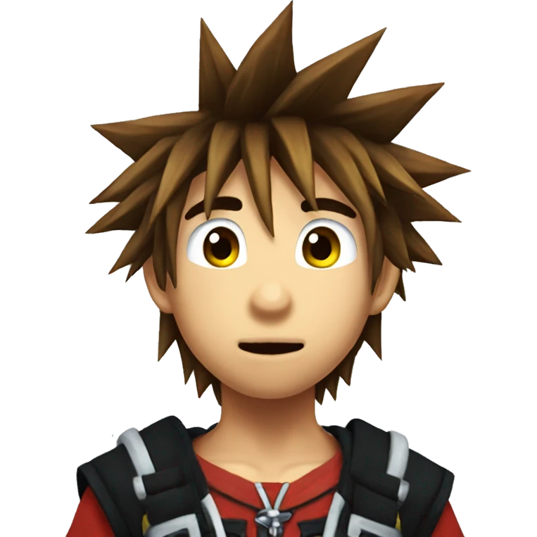 Sora from kingdom hearts  emoji