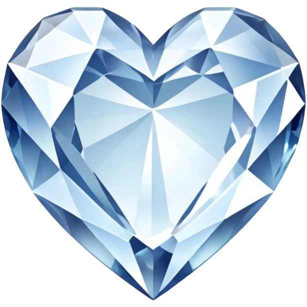 Crystal heart emoji