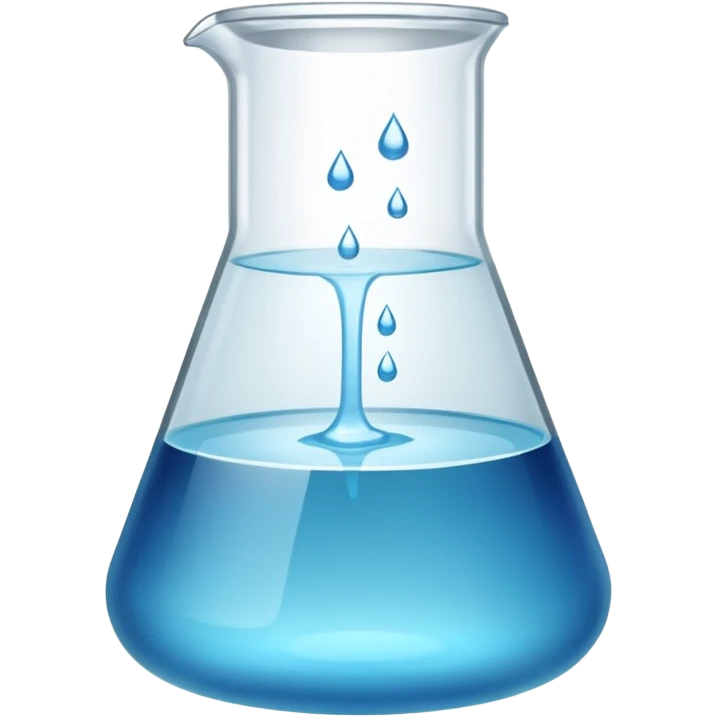 Testing water samples  no person  emoji