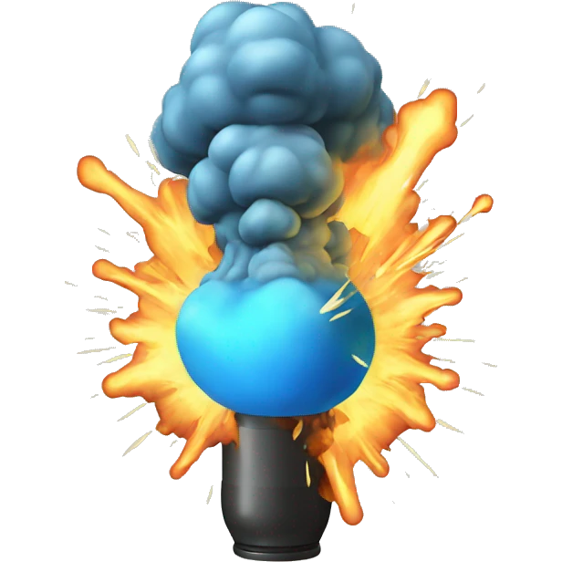 exploding chemical tube emoji