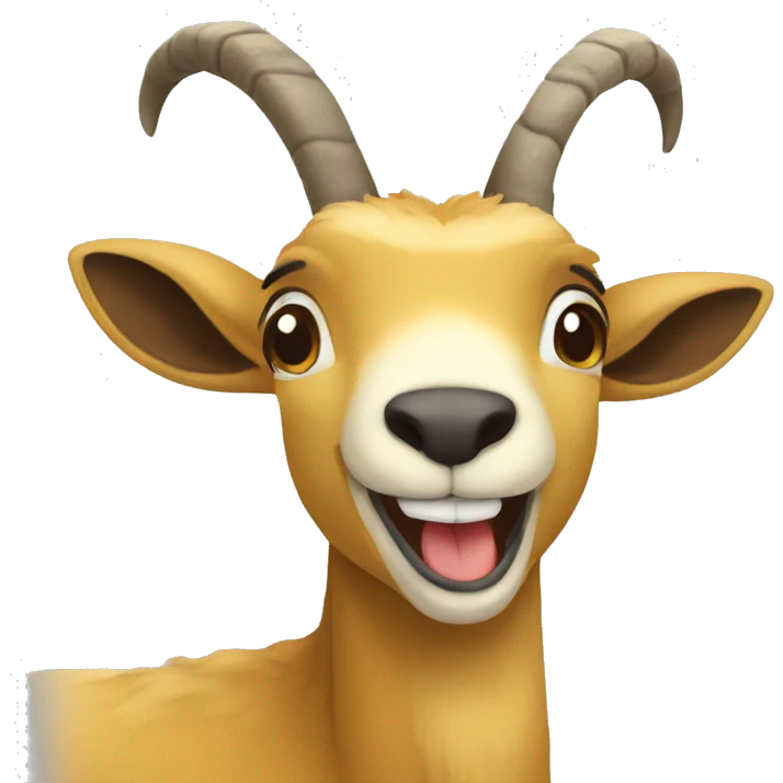 happy chamois emoji